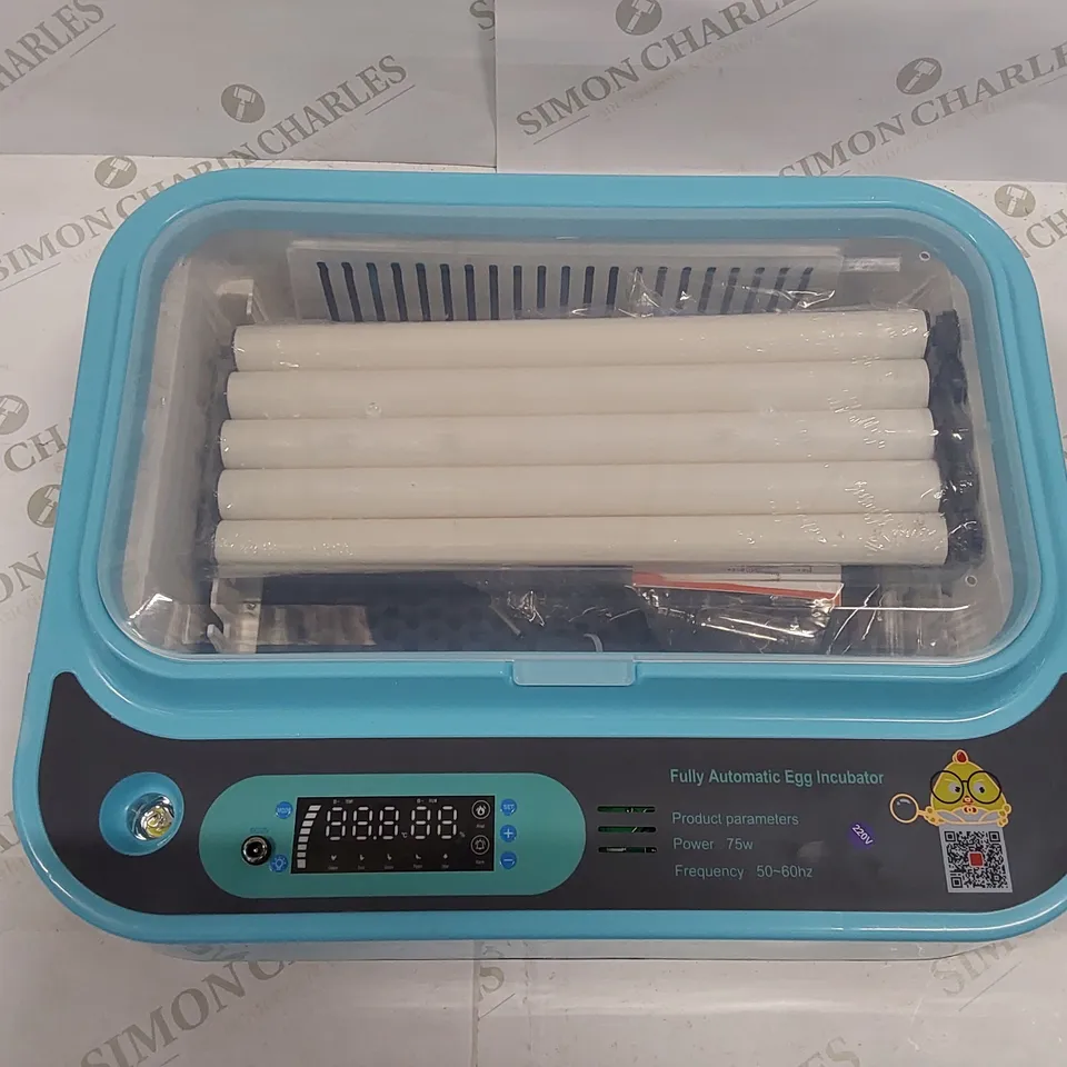 BOXED 24 EGG FULLY AUTOMATIC 75W EGG INCUBATOR (1 BOX)