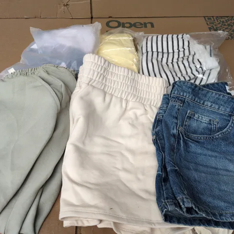 APPROXIMATELY 30 ASSORTED CLOTHING ITEMS IN VARIOUS SIZES, STYLES & COLOURS TO INCLUDE BRANDS SUCH AS H&M BERSHKA, CAMILA COELHO, ETC - COLLECTION ONLY