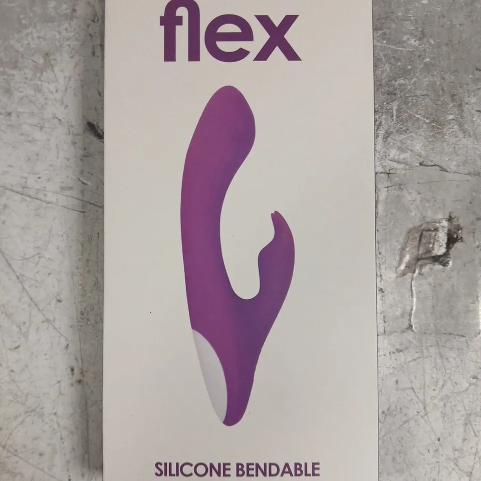 BOXED FLEX SILICONE BENDABLE RABBIT VIBRATOR