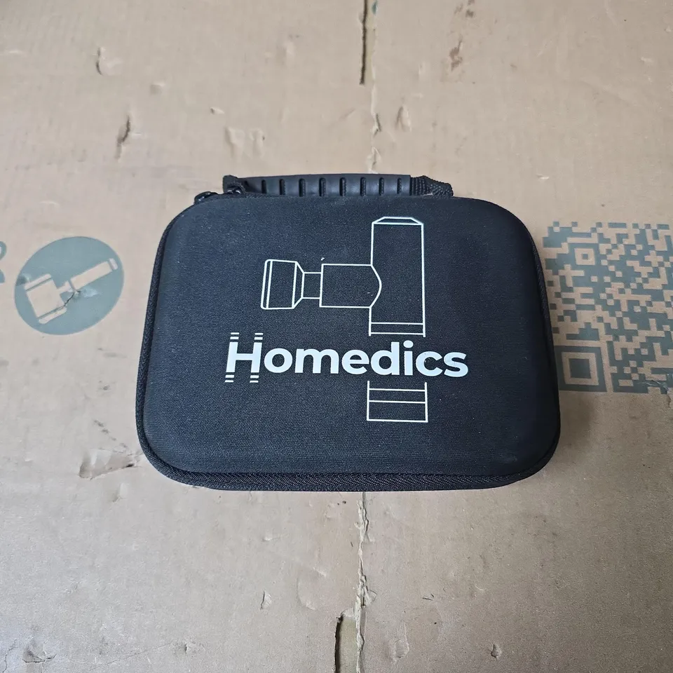 HOMEDICS HANDHELD MASSAGE KIT WITH ATTACHMENTS IN HARD CASE