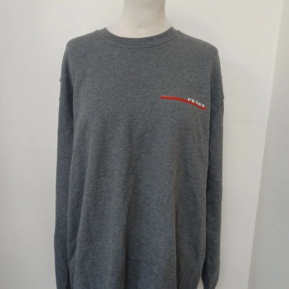 PRADA GREY SWEATER SIZE 2XL 