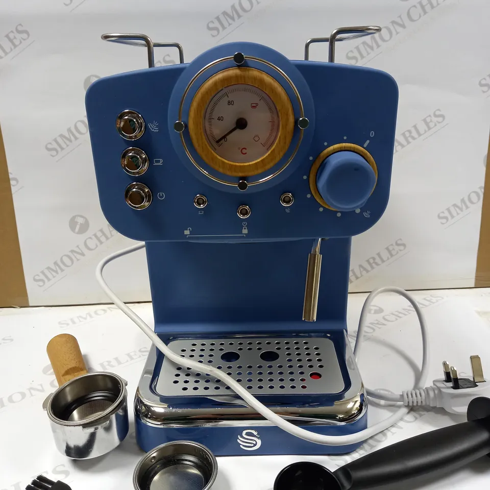 SWAN ESPRESSO COFFEE MAKER - SPRUCE BLUE