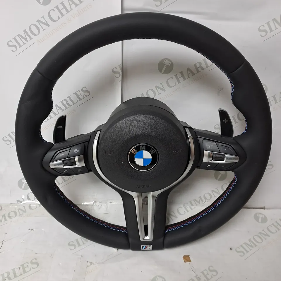 BMW M3 SPORT  SERIES STEERING WHEEL WITH FULL BUTTON INTERFACE AND PADDLE SHIFT -15"