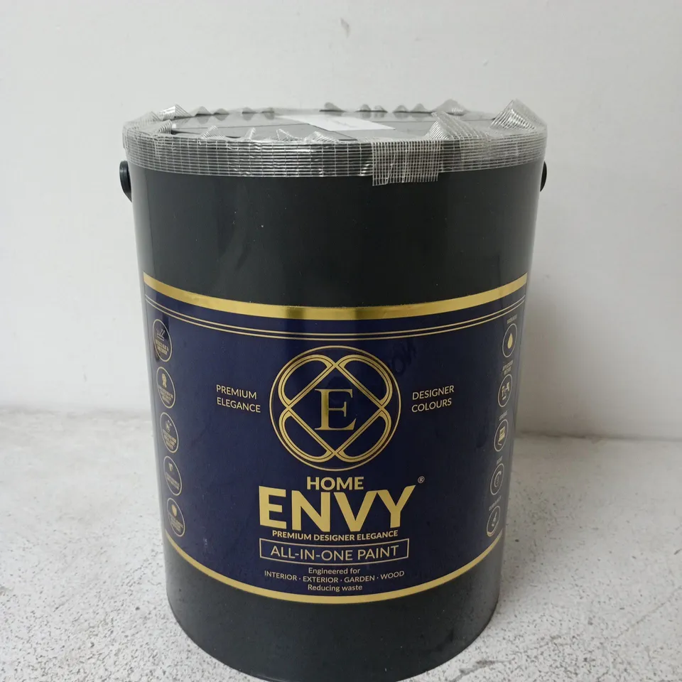 HOME ENVY ALL-IN-ONE PAINT – 5L, DARK GREY (K1)