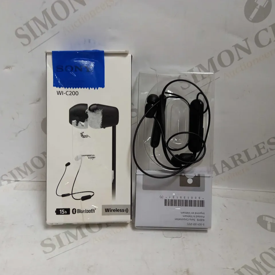 SONY WI-C200 BLUETOOTH EARPHONES