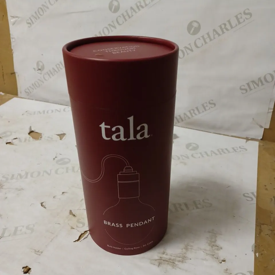 TALA LED BRASS CEILING PENDANT