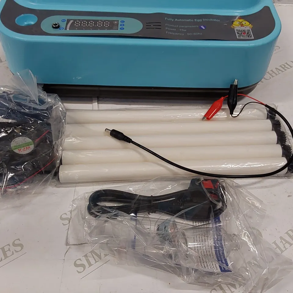 BOXED 24 EGG FULLY AUTOMATIC 75W EGG INCUBATOR (1 BOX)