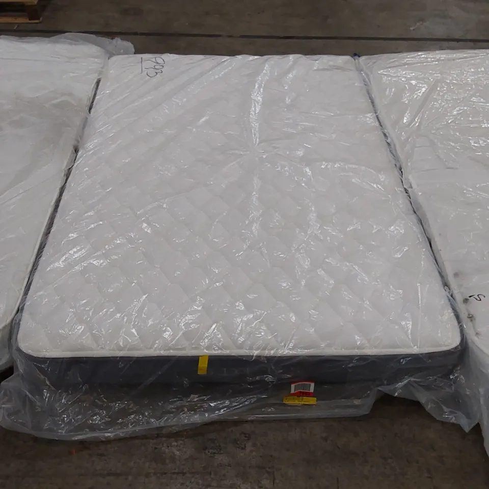 QUALITY BAGGED 4'6 DOUBLE DANCE COMFORT 20CM HEIGHT OPEN COILED MATTRESS