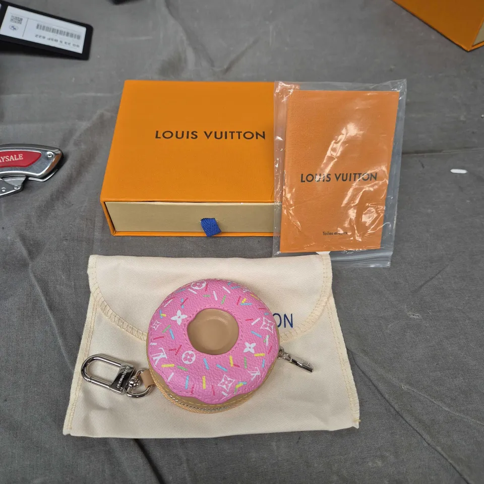 LOUIS VUITTON PINK DONUT BAG CHARM / KEYRING – BOXED