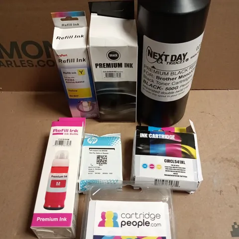 APPROXIMATELY 15 ASSORTED PRINTER INK PRODUCTS 
