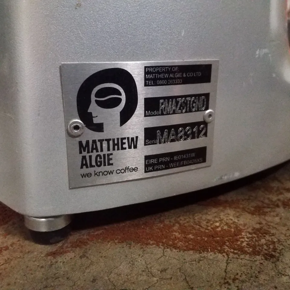 MAZZER LUIGI COMMERCIAL COFFEE GRINDER