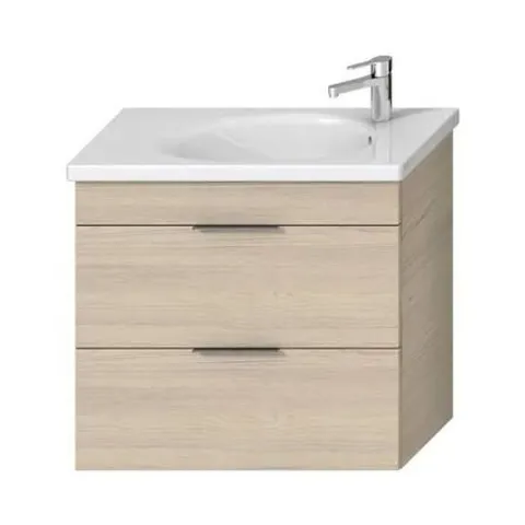 BRAND NEW BOXED JIKA TIGO 80CM VANITY UNIT 2 DRAWERS FOR 812218 - ASH