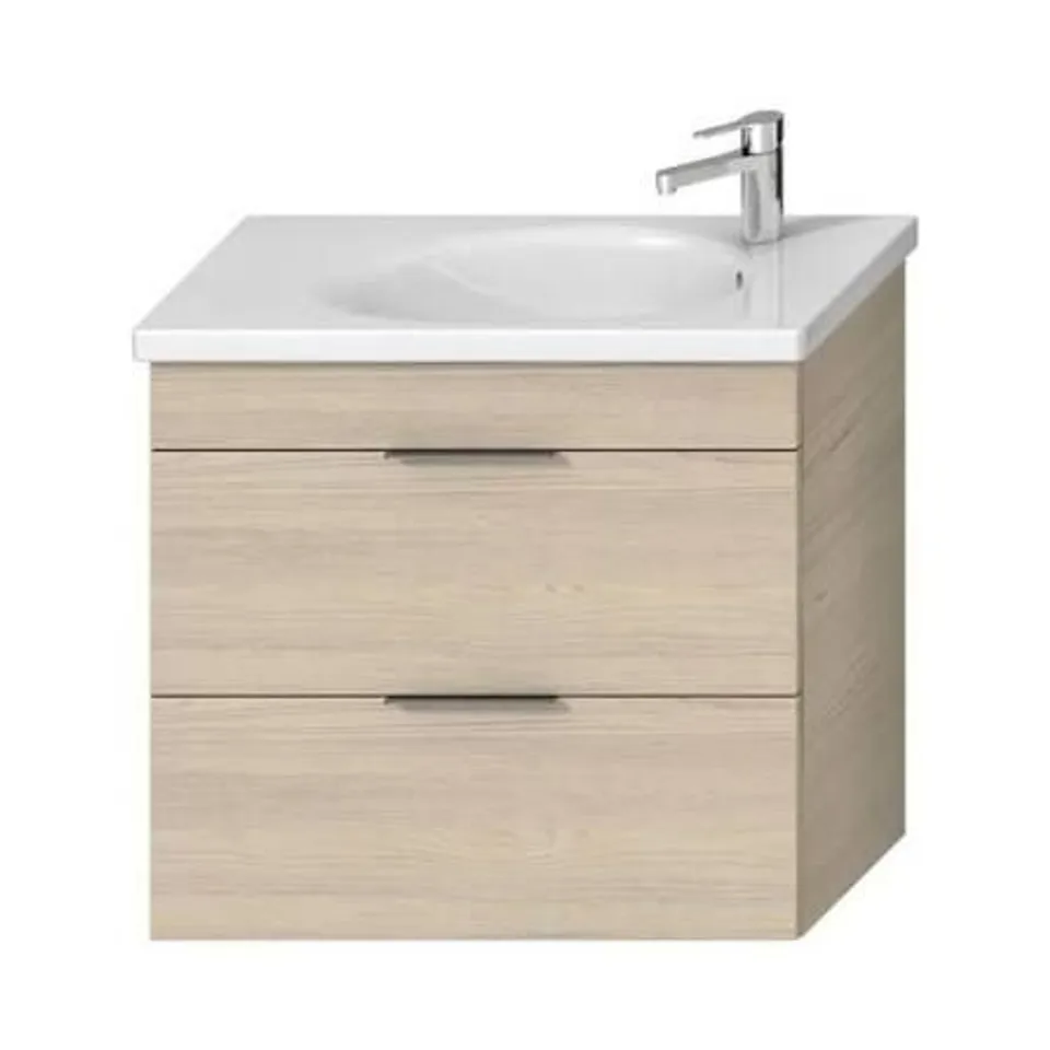 BRAND NEW BOXED JIKA TIGO 80CM VANITY UNIT 2 DRAWERS FOR 812218 - ASH