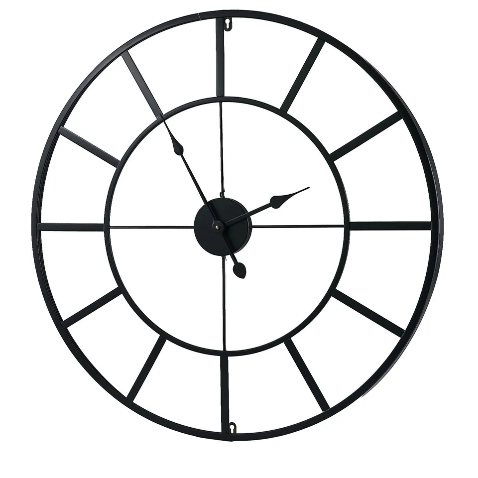 ABODE INDOOR/OUTDOOR LIGHT UP SKELETON WALL CLOCK 60CM
