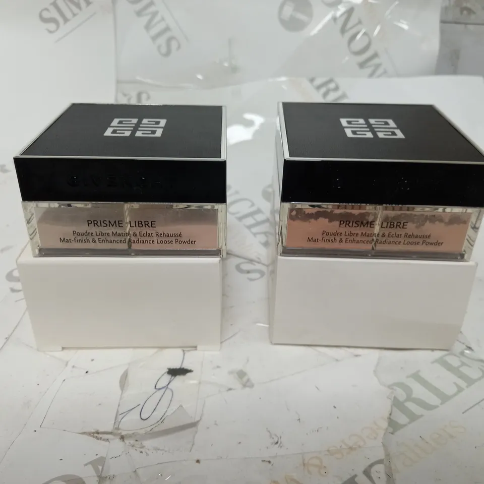BOX OF APPROXIMATELY 20 JARS OF GIVENCHY PRISME LIBRE MATT FINISH AND ENHANCED RADIANCE LOOSE POWDER