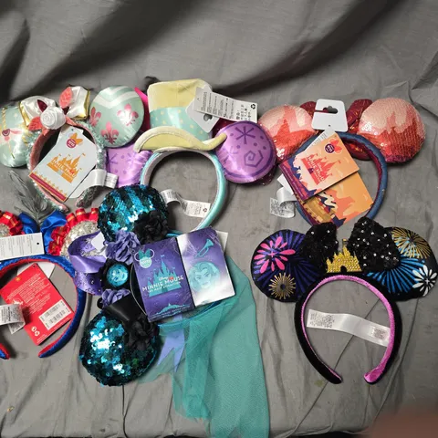 LOT OF 6 DISNEY MINNIE MOUSE MAIN ATTRACTION DRESS UP HEADBANDS 