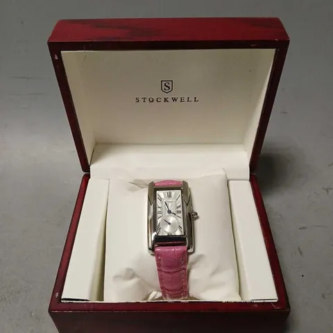 BOXED STOCKWELL WATCH WITH TEXTURED DIAL & SUB DIAL 