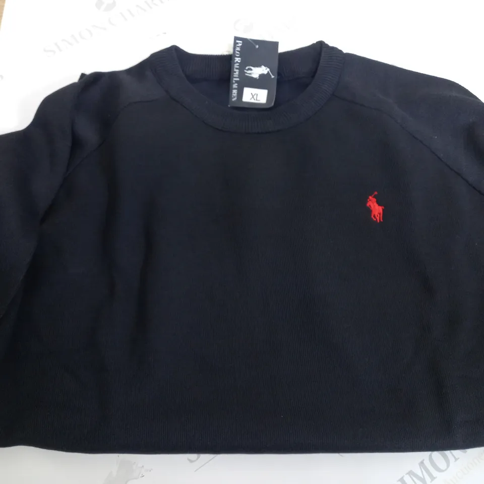 POLO RALPH LAUREN NAVY JUMPER - XL