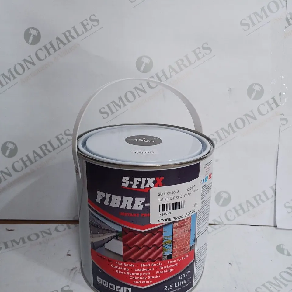 S-FIXX FIBRE COAT GREY PAINT 