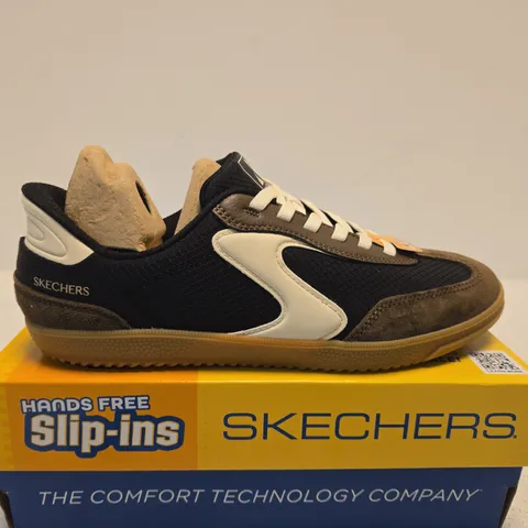 BOXED PAIR OF SKECHERS HANDS FREE SLIP-INS SNEAKERS – WOMEN'S UK 6