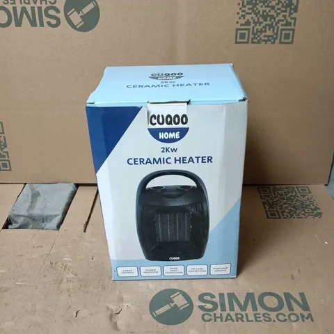 CUQOO HOME 2KW CERAMIC HEATER BOXED