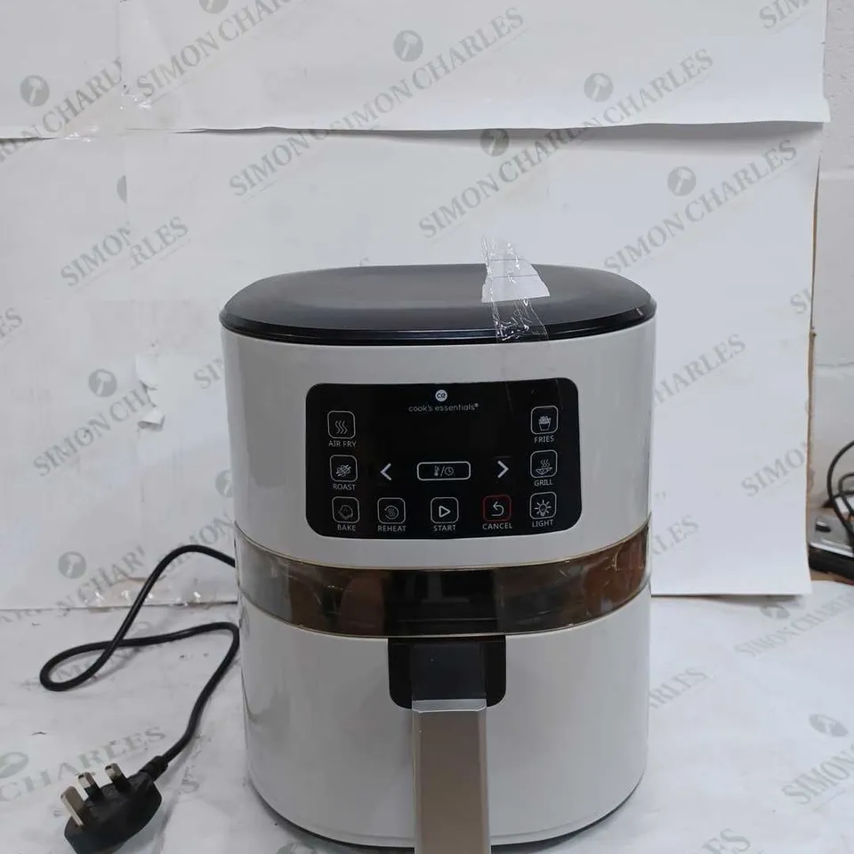 COOK'S ESSENTIALS 4.0L AIR FRYER COOL GREY