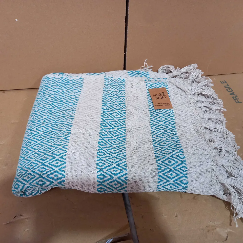 SASS AND BELLE SCANDI BOHO BLANKET THROW 
