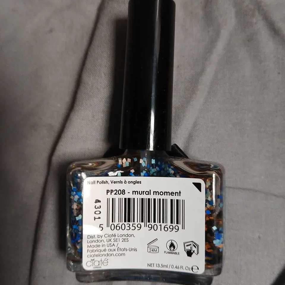 BOX OF APPROXIMATELY 250 CIATÉ LONDON NAIL POLISH – MURAL MOMENT (PP208)-NO EXPIRY DATE SHOWN 