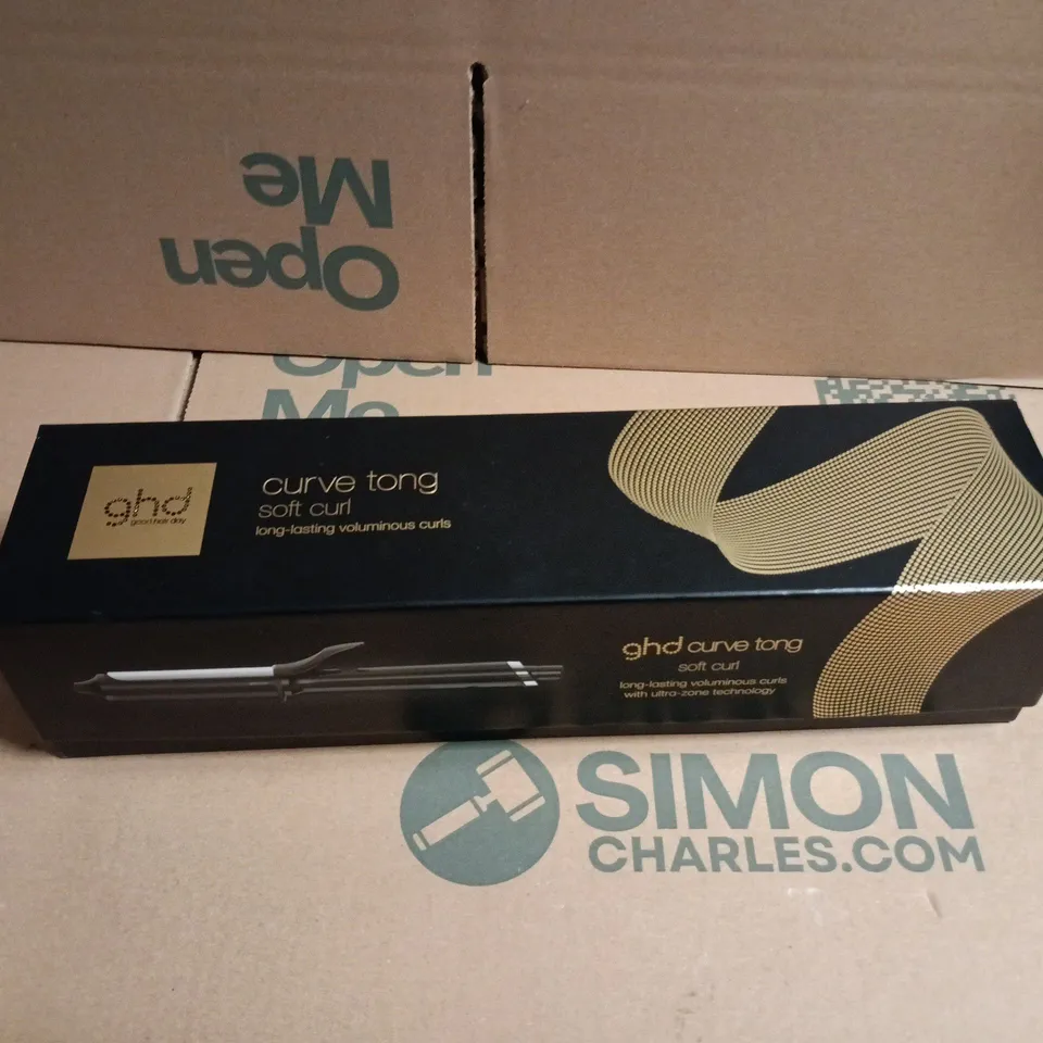 GHD CURVE TONG SOFT CURL – CERAMIC HAIR CURLING TONG (BOXED)