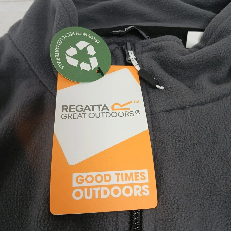 REGATTA THOMPSON FLEECE JACKET – UK 4XL, DARK GREY