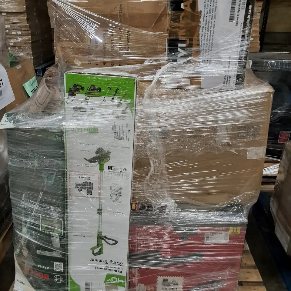 PALLET OF APPROXIMATELY 7 UNPROCESSED RAW RETURN HOUSEHOLD AND ELECTRICAL GOODS TO INCLUDE;