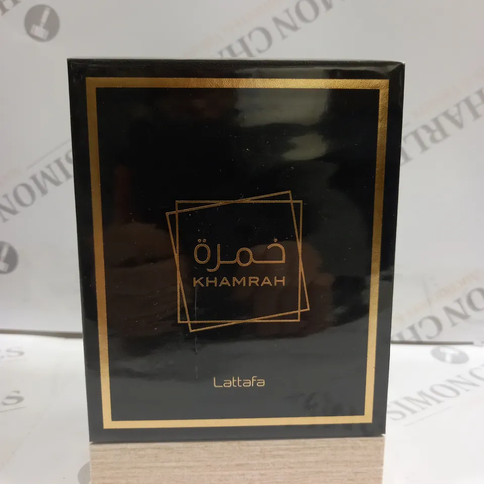 BOXED AND SEALED KHAMRAH LATTAFA EAU DE PARFUM 100ML