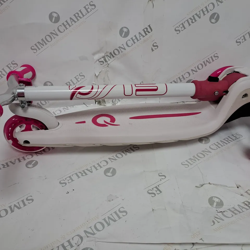 EVO COLOUR BURST PINK AND WHITE KIDS SCOOTER RRP £50