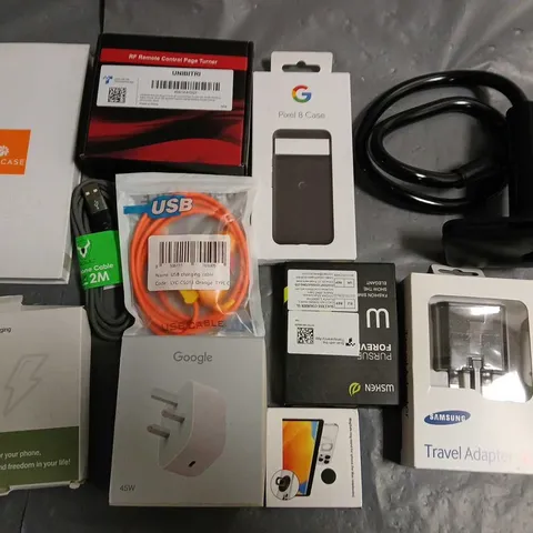 LOT OF ASSORTED MOBILE PHONE ACCESSORIES TO INCLUDE CASES, SCREEN PROTECTORS AND CHARGERS