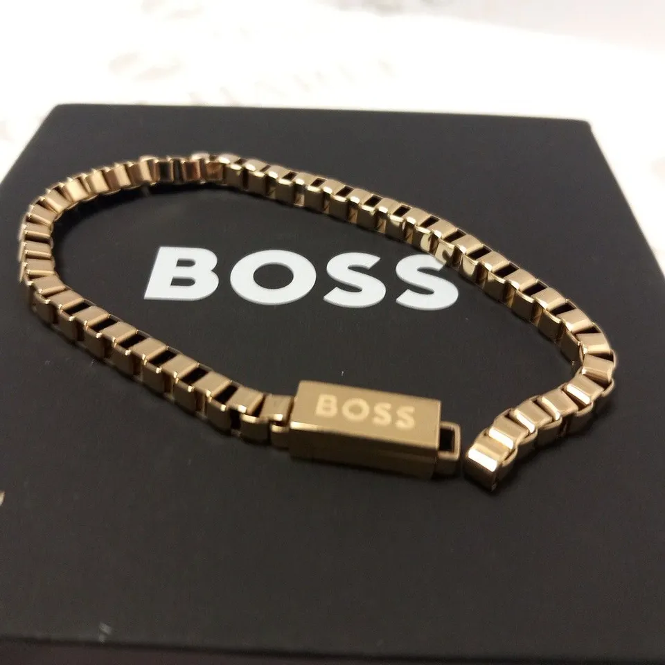 BOXED HUGO BOSS CHAIN FOR HIM MENS BRACELET