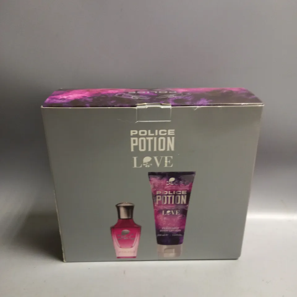 BOXED POLICE POTION LOVE FOR HER EAU DE PARFUM 30ML AND BODY LOTION 100ML GIFT SET