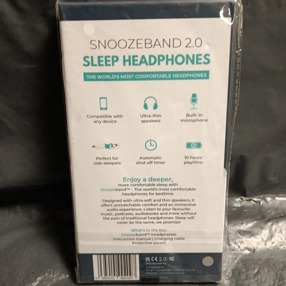 SEALED SNOOZE BAND 2.0 SLEEP HEADPHONES