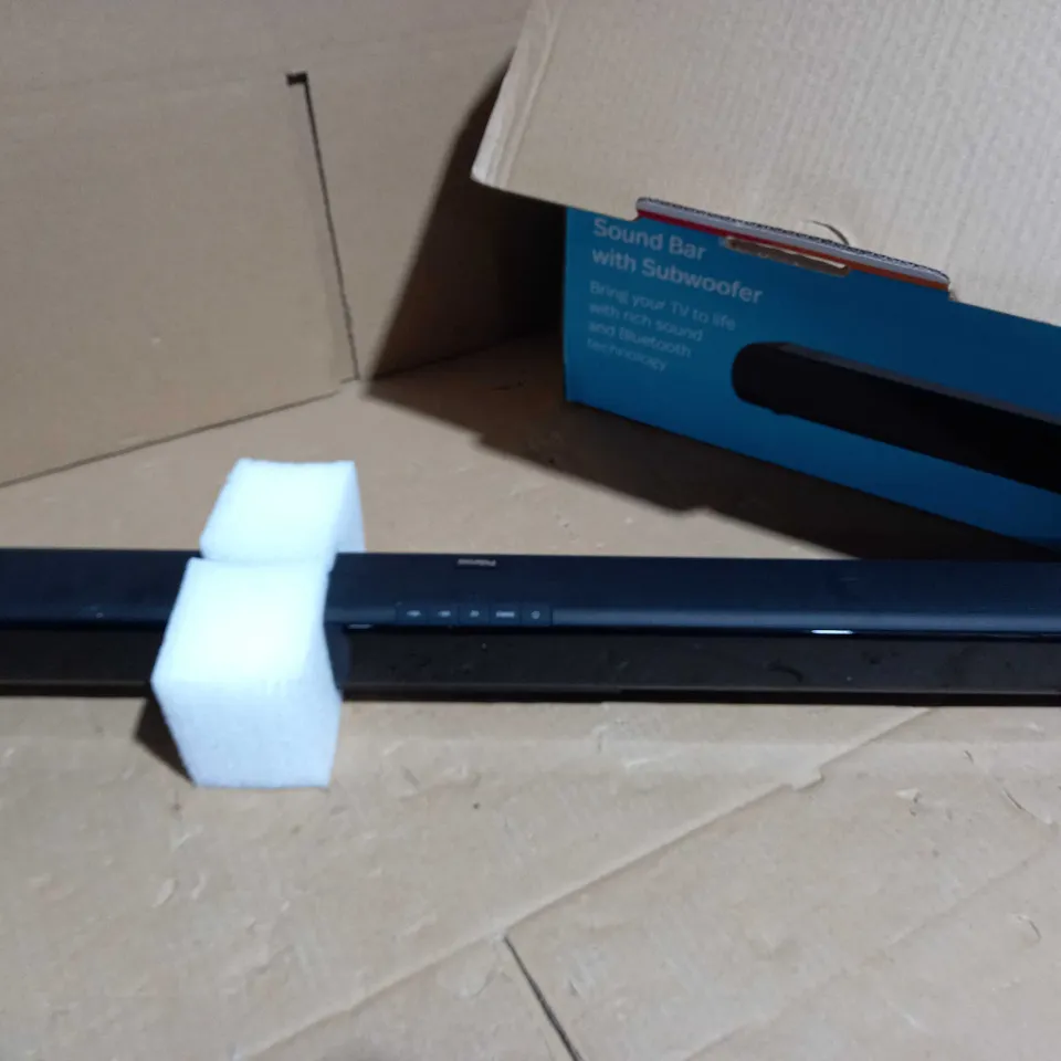 BOXED POLAROID SOUND BAR WITH SUBWOOFER