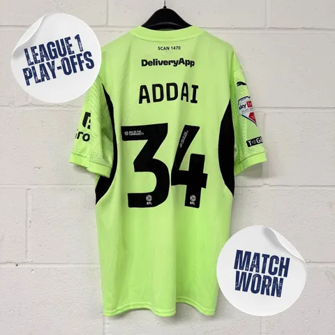 #34 - Corey Addai - Play-Off Goalkeeper Shirt 24/25 - Size XL