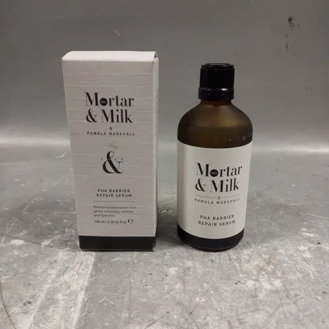 BOXED MORTAR & MILK PHA BARRIER REPAIR SERUM 100ML