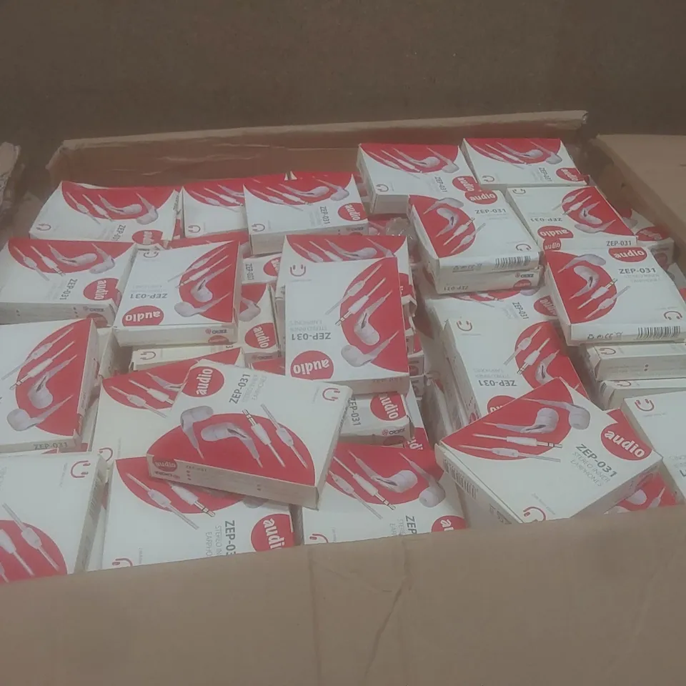 BOX TO CONTAIN A VERY LARGE QUANTITY OF WIRED EARPHONES