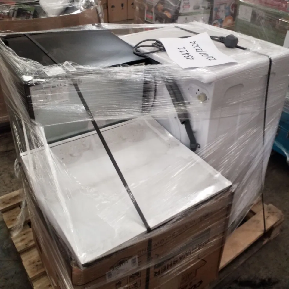 COMFEE DISHWASHER TD602E-W FREESTANDING DISHWASHER, HOOVER H-WASH 300 H3WS69TAMCE FREESTANDING WASHING MACHINE AND SWAN SR12030BN BUILT-IN WINE AND DRINK FRIDGE - UNPROCESSED RAW RETURNS