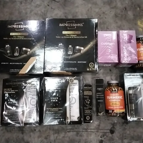 PALLET OF ASSORTED HOUSEHOLD GOODS AND PRODUCTS TO INCLUDE; FACE CARE AND BEAUTY PRODUCTS, FOOD SUPPLEMENTS, CALENDARS ETC
