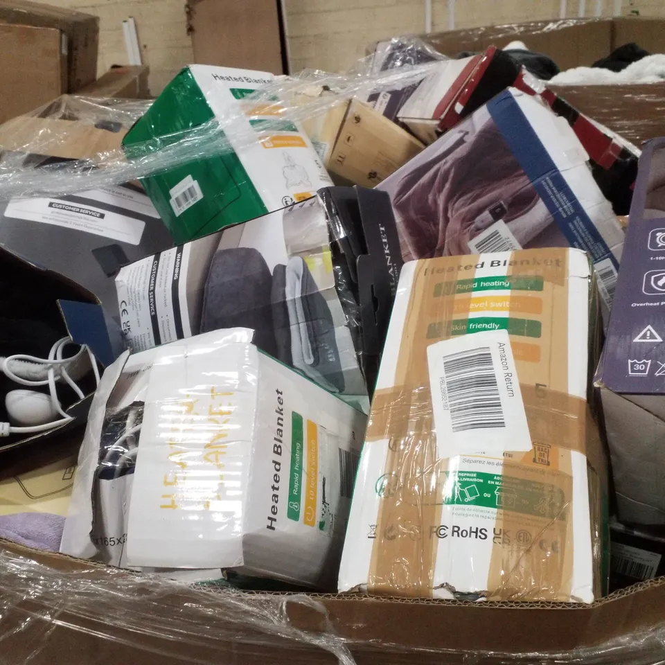 PALLET CONTAINING ASSORTED UNTESTED ELECTRIC BLANKETS