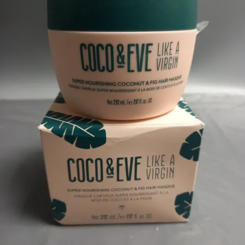 BOXED AND SEALED COCO & EVE LIKE A VIRGIN COCONUT AND FIG HAIR MASQUE 212ML