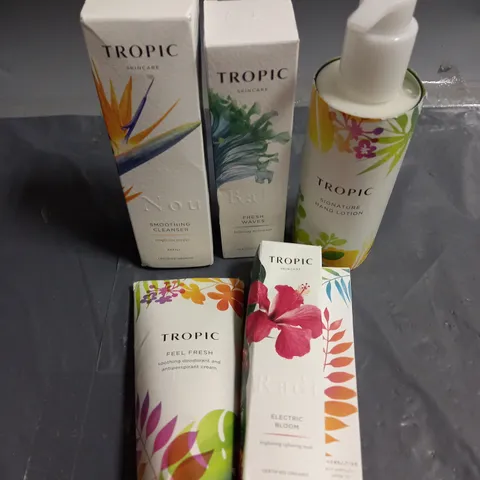TROPIC LOT OF 6 ASSORTED COSMETIC PRODUCTS TO INCLUDE - TIGHTENING MASK - CONCEALER - BALANCING MOISTURISER - ETC
