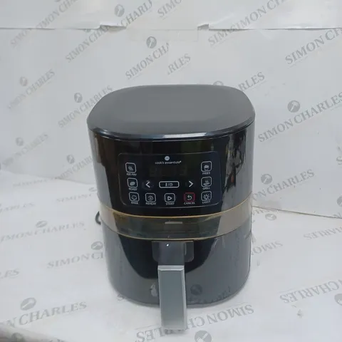 BOXED COOK'S ESSENTIALS 4L AIR FRYER IN BLACK