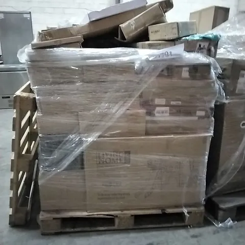 PALLET OF ASSORTED PRODUCTS AND HOUSEHOLD GOODS TO INCLUDE;DISH RACK,WALL LAMP,SHOE RACK