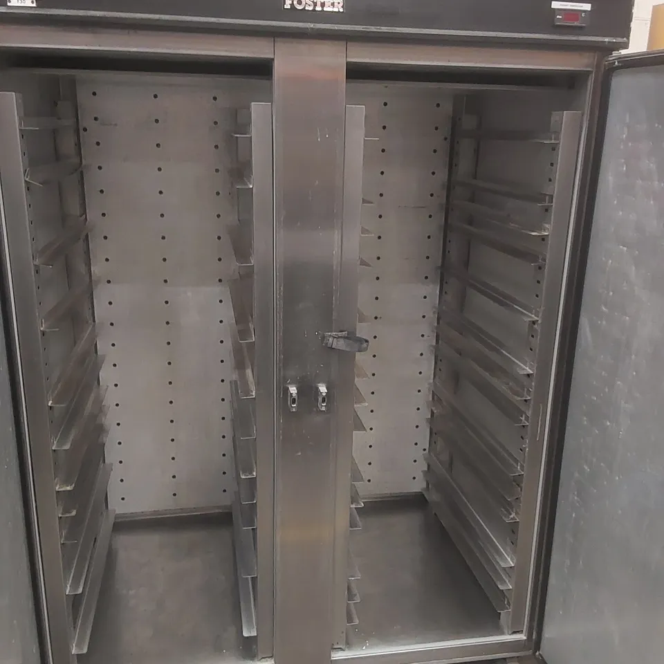 FOSTER STAINLESS STEEL COMMERCIAL TEMPERATURE CONTROLLED FOOD STORAGE CABINET