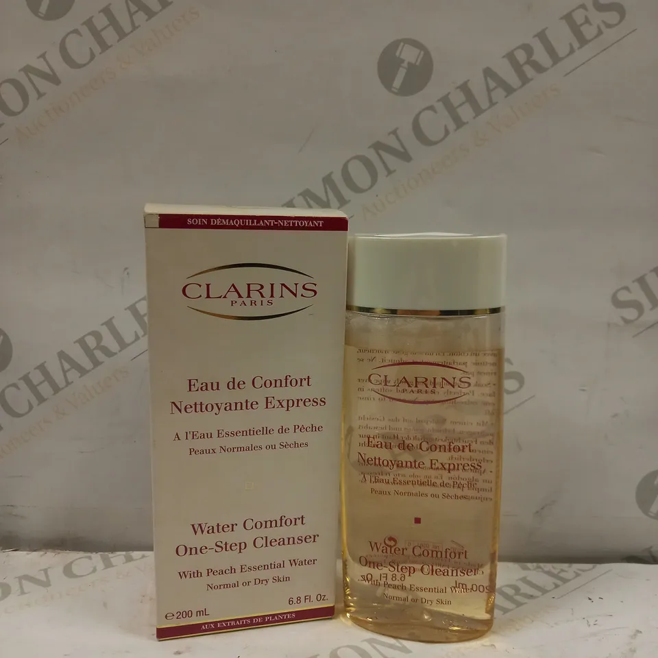 BOTTLE OF CLARINS WATER COMFORT ONE-STEP CLEANSER, 200ML 